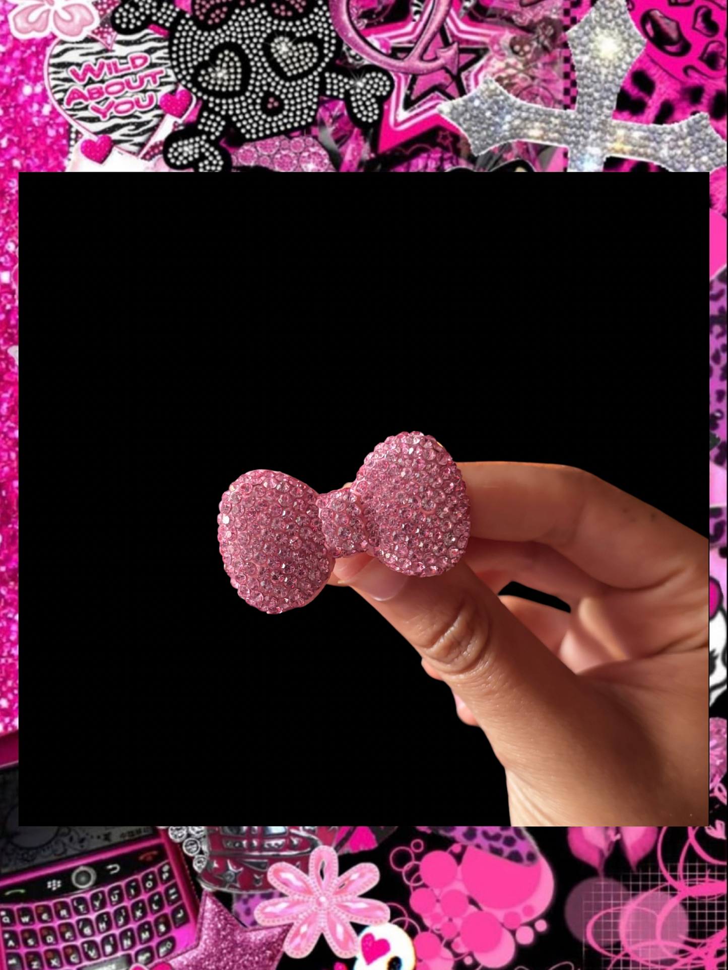 BLINGED-OUT BOW RING